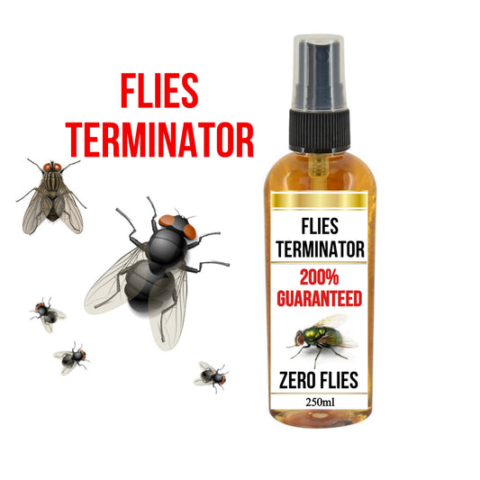 Flies Terminator,  Get Rid Of Flies  In Minutes, Guaranteed !! It Works